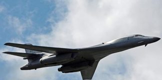 Американский бомбардировщик B-1B Lancer