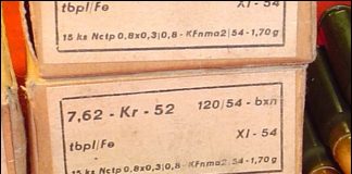 История калибра: чехословацкий патрон 7.62x45mm Kr.52.