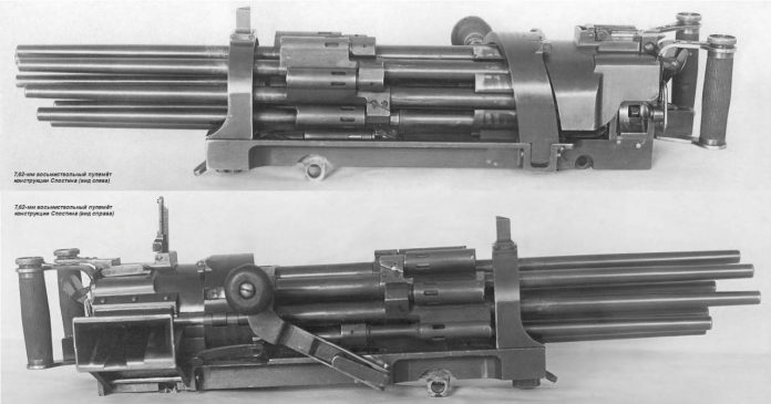Многоствольные пулемёты системы И.И. Слостина