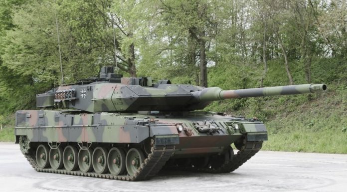 Германский модернизированный танк Leopard 2A7V