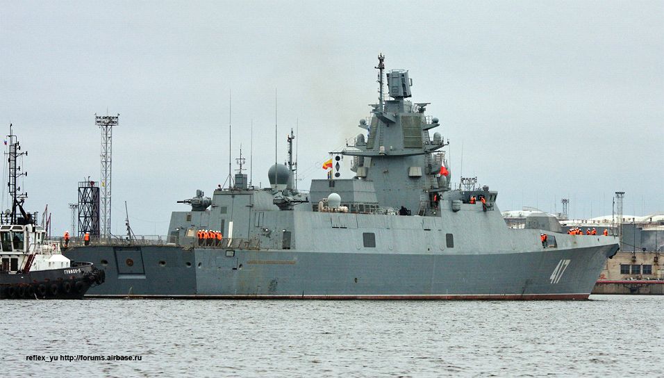 Облик радиолокационного оснащения «Адмирала Горшкова»