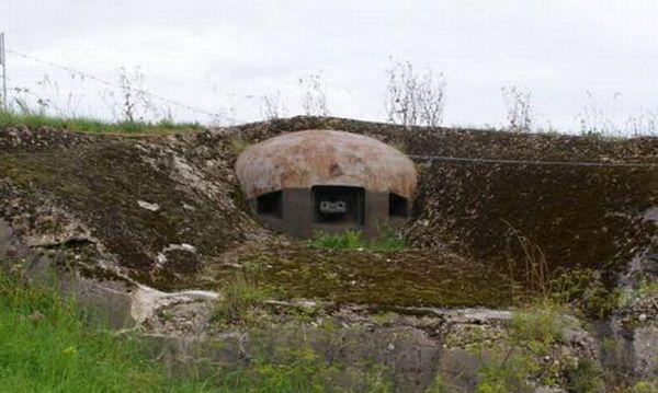 Огневая точка секторного обстрела, скрытая от фланкирующего огня