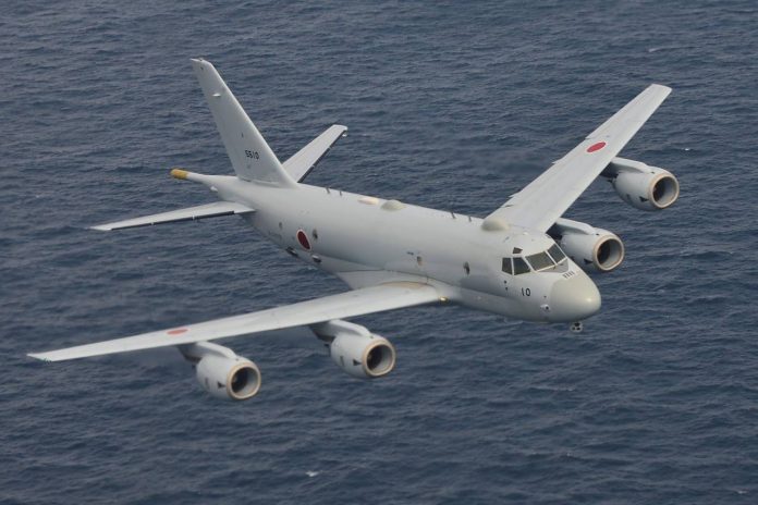 Современный японский противолодочный самолёт Kawasaki P-1