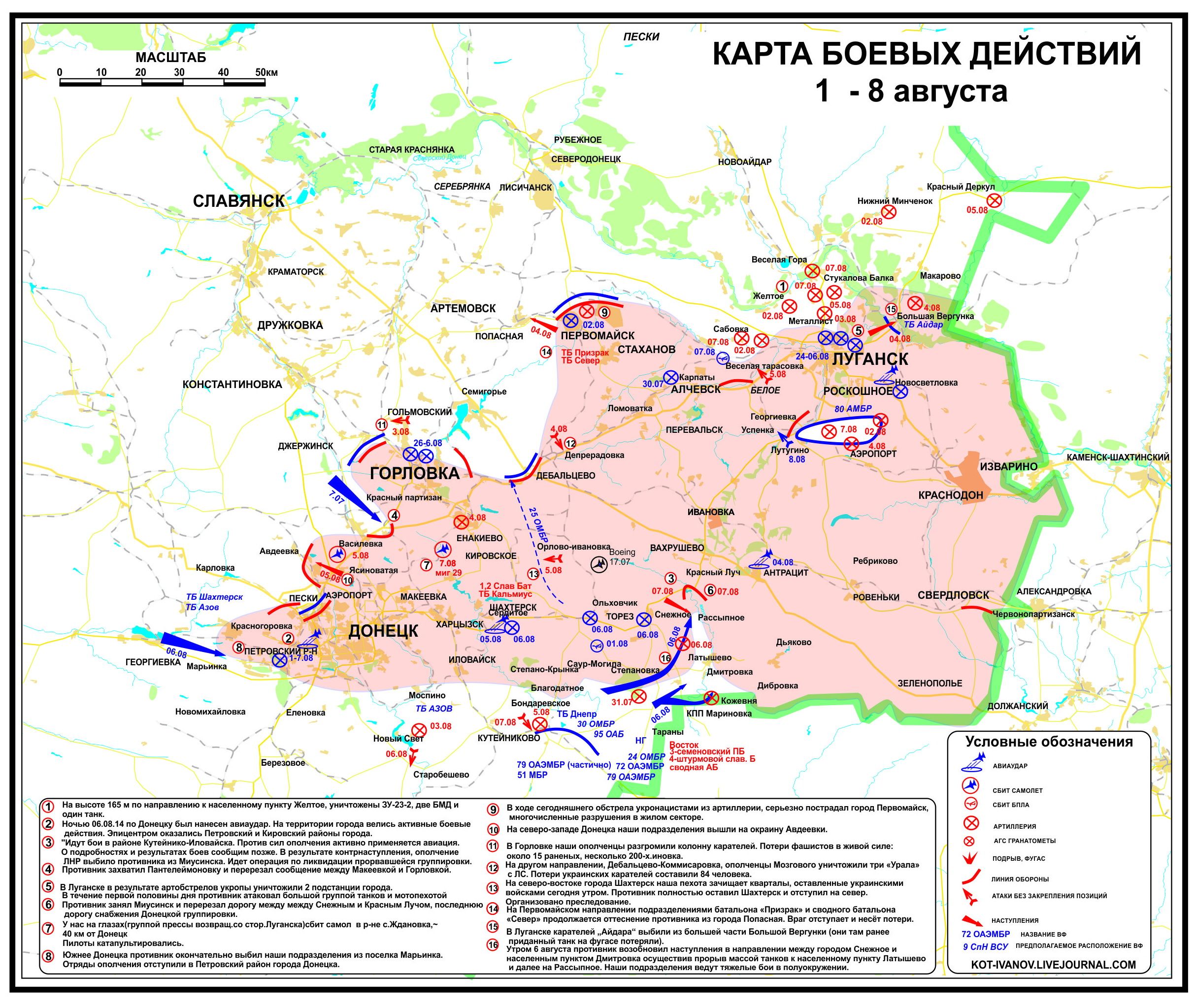 Трофейный август ВС Новороссии: выполнены три решающих задачи