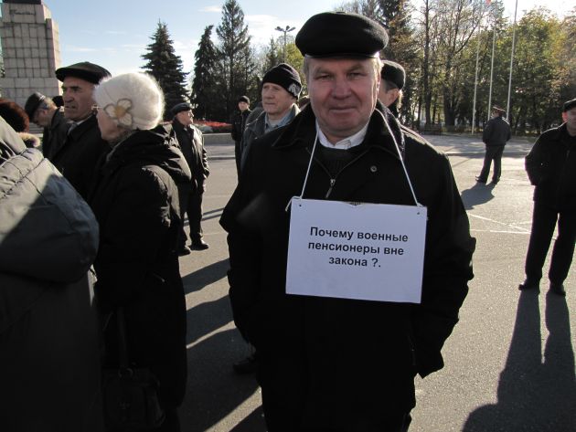 Ветераны военной службы все активнее участвуют в протестных выступлениях