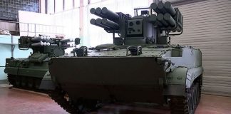 ЗРК "Сосна" в серийном исполнении на шасси БМП-3